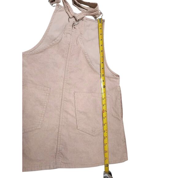 Forever 21 Corduroy Jumper Mini Dress Women’s Sz M Pink Preppy Gorpcore Festival - Picture 9 of 14